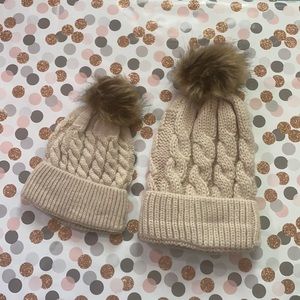 Baby/adult Beanie set